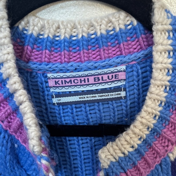 Kimchi Blue Multicolor Patterned Cardigan - Picture 3 of 9